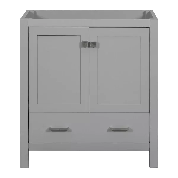 [Cabinet Only] 30" Grey Bathroom Vanity
