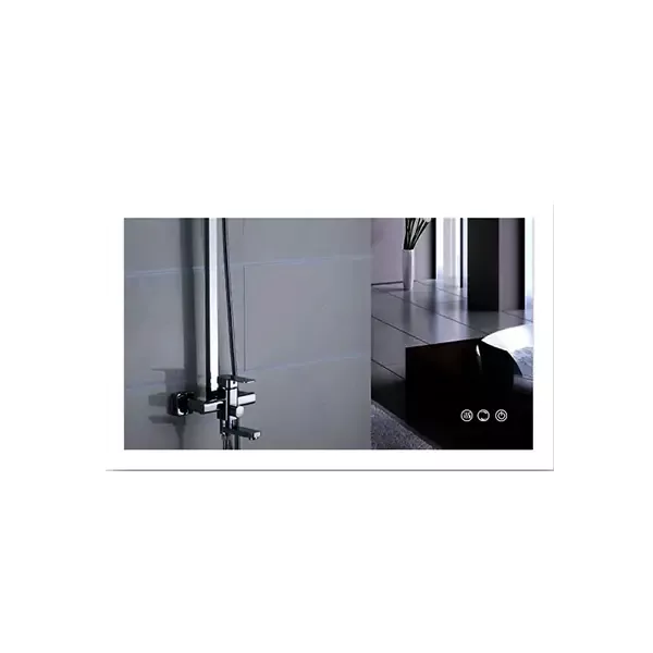 40 in. W x 24 in. H Rectangular Frameless LED Dimmable Anti-Fog Wall Mounted Modern Bathroom Vanity Mirror