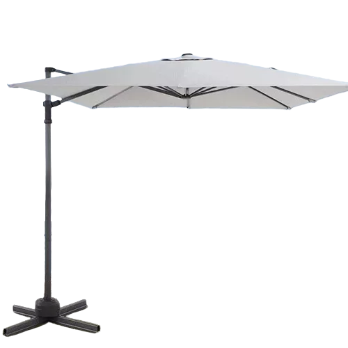 Patio Umbrella,Outdoor Cantilever Offset Umbrella in Light Gray Color