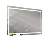 60 in. W x 48 in. H LED Lighted Rectangular Bathroom Wall Mounted Mirror in White