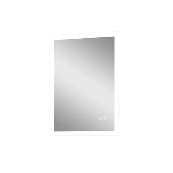 28 in. W x 36 in. H Frameless Rectangular Anti-Fog LED Light Bathroom Vanity Mirror with Front Light