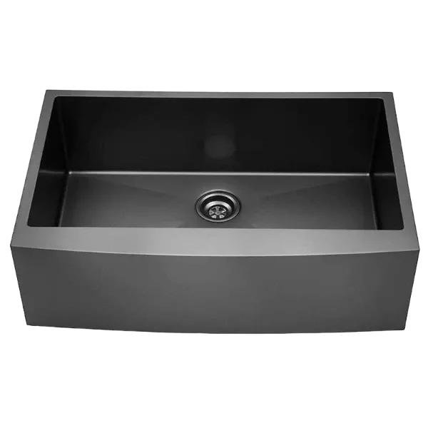 30 inch Farmhouse Kitchen Sink, 16 Gauges Stainless Steel Single Bowl Sink with Bottom Grid and Strainer